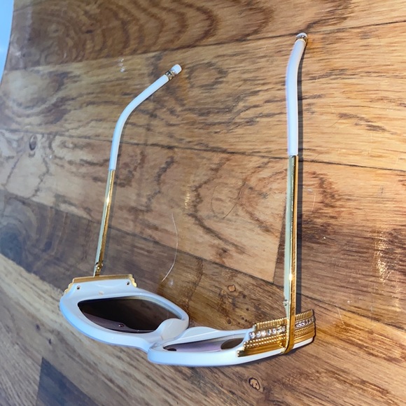 Boucheron White Frame Sunglasses